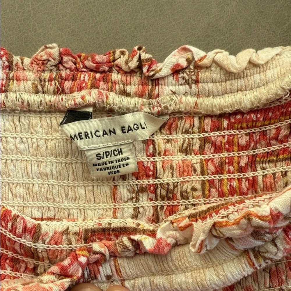 💸CLEARANCE 4/$15💸 American Eagle Outfitters Pink and White Patchwork Dress - Picture 3 of 6